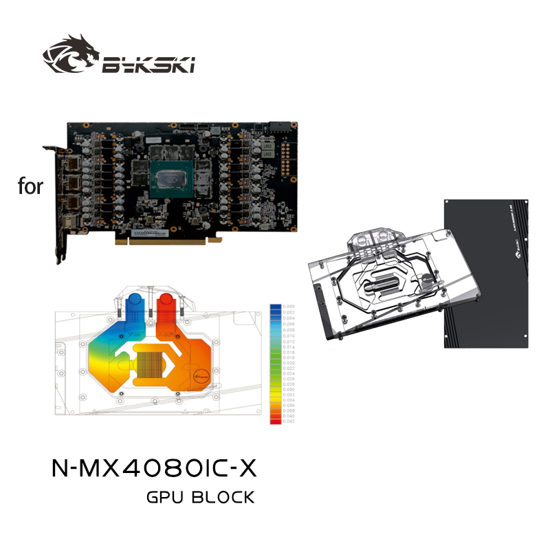 Bykski N-MX4080IC-X GPU Block  - Rtx 4080 Water Cooling Block review and price