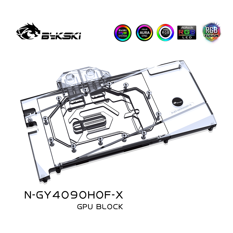 Bykski N-GY4090HOF-X GPU Block - Rtx 4090 Water Block Full Cover review and price