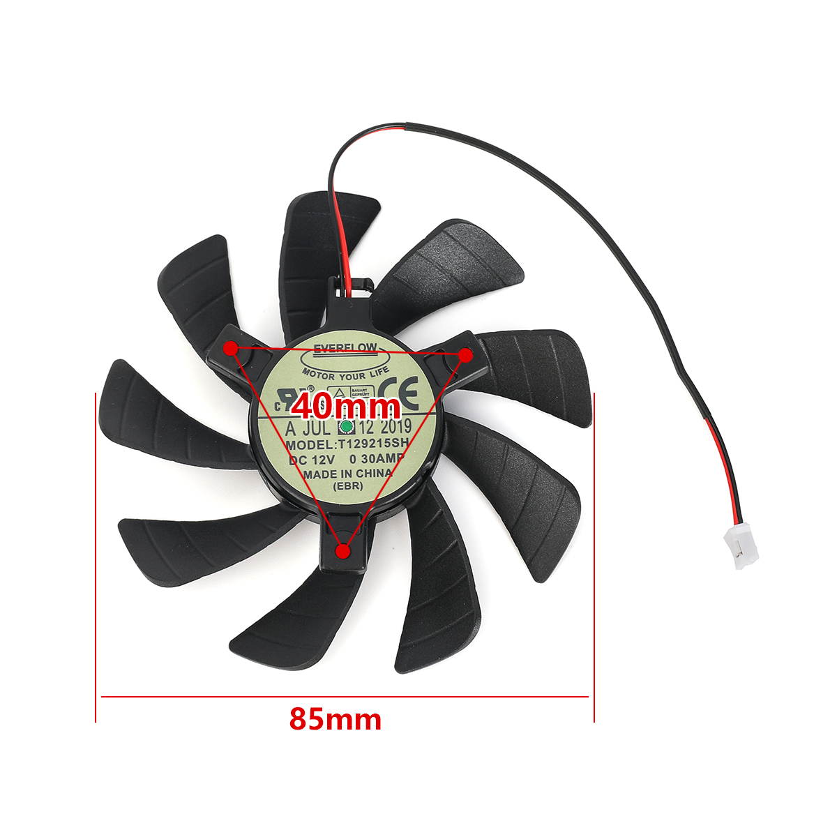 New 85mm T129215SH Cooler Fan  - Rtx 3090 24Gb Gddr6X review and price