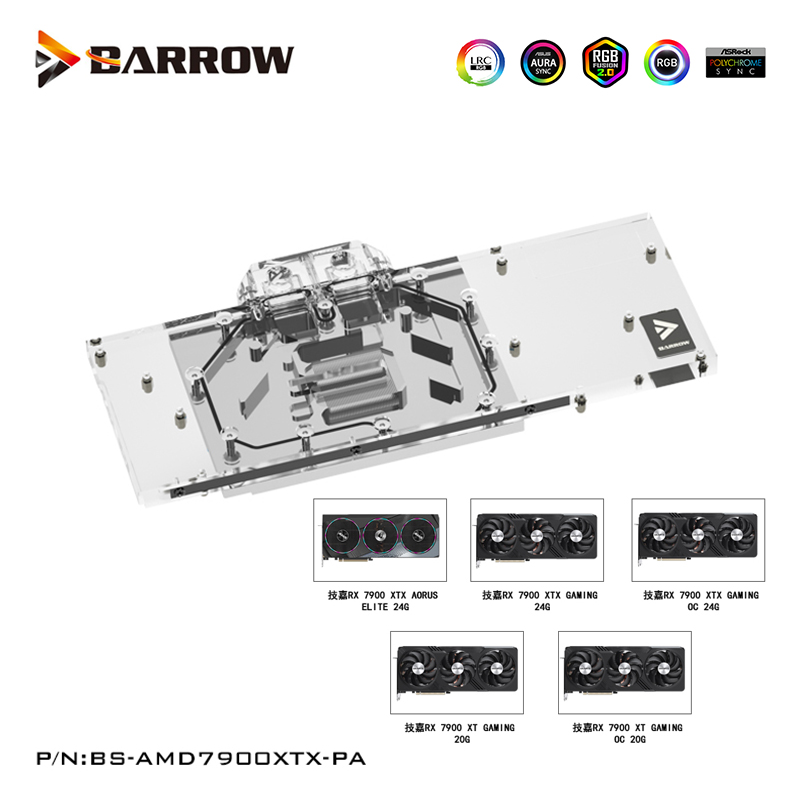 Barrow GPU Water Block For Gig - Rx 7900 Xt 20Gb review and price
