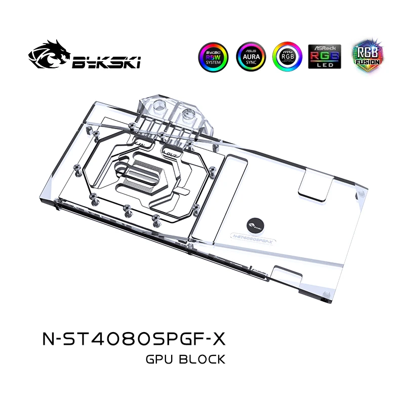 Bykski N-ST4080SPGF-X GPU Bloc - Rtx 4080 Water Cooling Block review and price