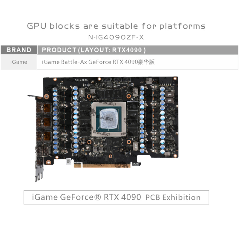 Bykski N-IG4090ZF-X GPU Block  - Rtx 4090 Water Block Full Cover review and price